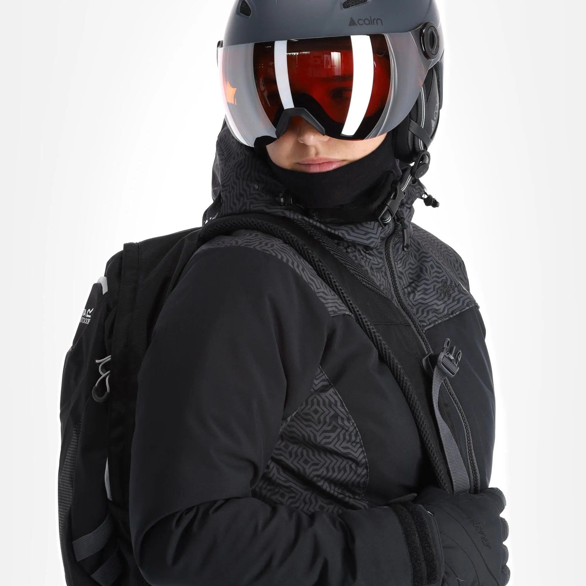 Kilpi, Flip-W Veste De Ski Femmes Noir 6 Kilpi, Flip-W Veste De Ski Femmes Noir – Image 4