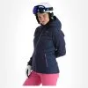 Kilpi, Flip-W Veste De Ski Grandes Tailles Femmes Dark Bleu -ColourWear Soldes kilpi flip w aa jas gevoerd plus size dames dark blauw 22kilpi127v3 BI 02