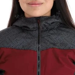 Kilpi, Flip-W Veste De Ski Grandes Tailles Femmes Dark Rouge 20 Kilpi, Flip-W Veste De Ski Grandes Tailles Femmes Dark Rouge -ColourWear Soldes kilpi flip w aa jas gevoerd plus size dames dark rood 22kilpi127v1 BI 10