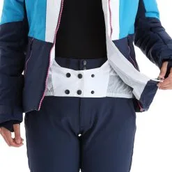Kilpi, Florance-W Veste De Ski Femmes Dark Bleu -ColourWear Soldes kilpi florance w aa jas gevoerd dames dark blauw 22kilpi102v2 BI 09
