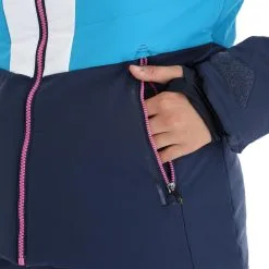 Kilpi, Florance-W Veste De Ski Femmes Dark Bleu -ColourWear Soldes kilpi florance w aa jas gevoerd dames dark blauw 22kilpi102v2 BI 11