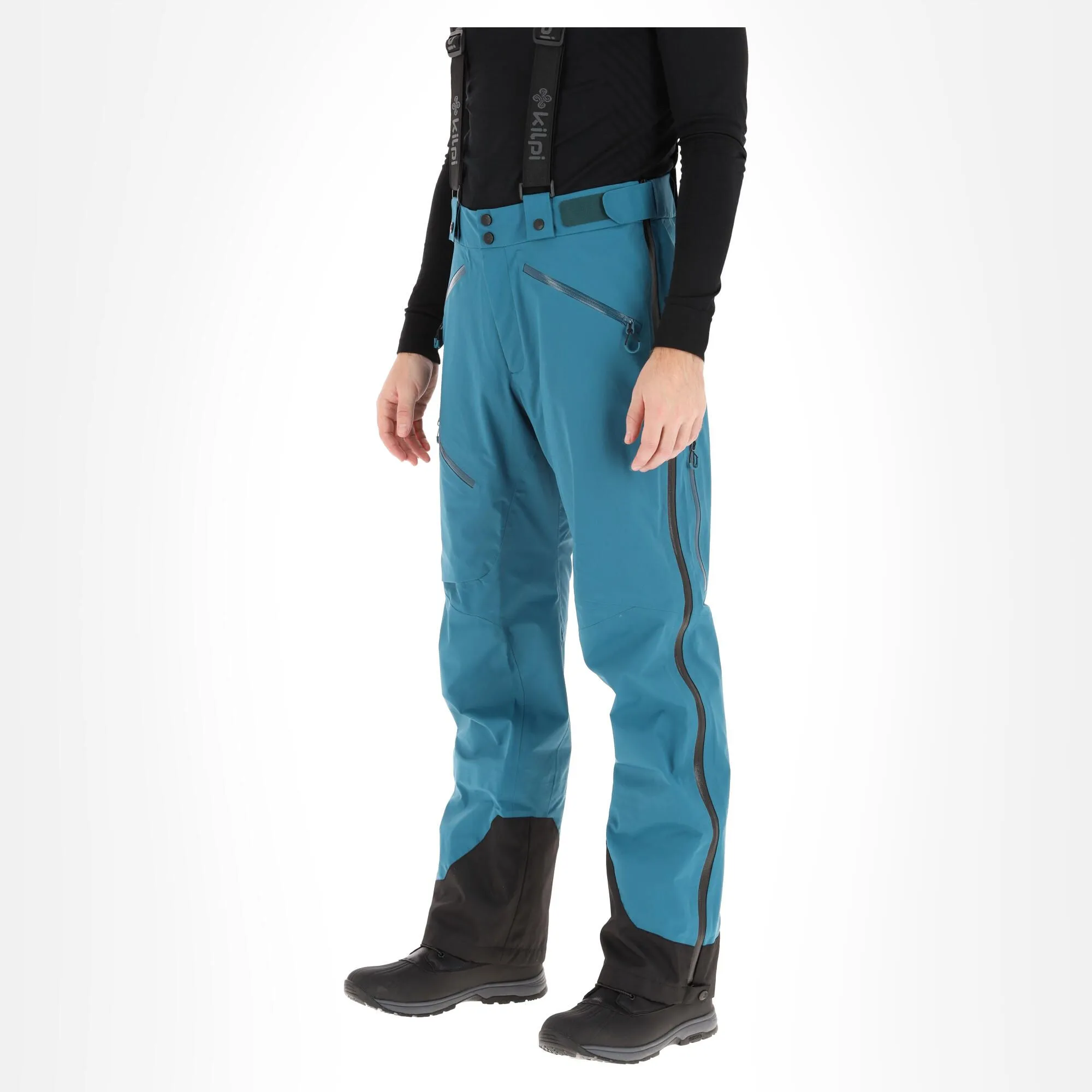 Kilpi, Lazzaro-M Pantalon De Ski à Coque Dure Hommes Turquoise Bleu 4 Kilpi, Lazzaro-M Pantalon De Ski à Coque Dure Hommes Turquoise Bleu – Image 2