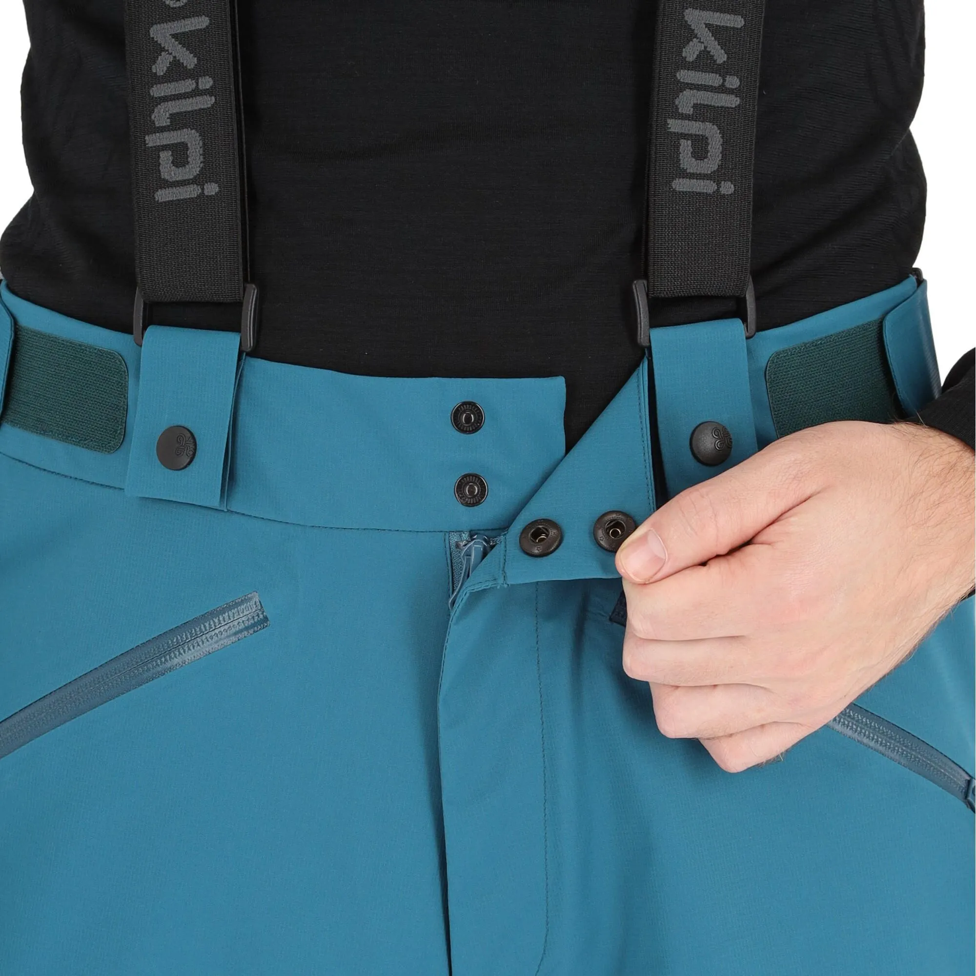 Kilpi, Lazzaro-M Pantalon De Ski à Coque Dure Hommes Turquoise Bleu 9 Kilpi, Lazzaro-M Pantalon De Ski à Coque Dure Hommes Turquoise Bleu – Image 7