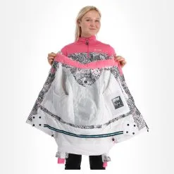 Kilpi, Lena-W Veste De Ski Modèle Chauffé Femmes Blanc -ColourWear Soldes kilpi lena w aa jas gevoerd dames wit 22kilpi103v1 BI 05