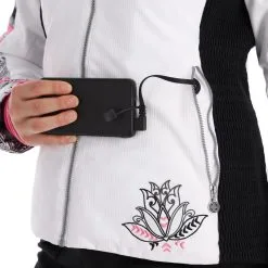 Kilpi, Lena-W Veste De Ski Modèle Chauffé Femmes Blanc -ColourWear Soldes kilpi lena w aa jas gevoerd dames wit 22kilpi103v1 BI 07