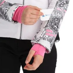 Kilpi, Lena-W Veste De Ski Modèle Chauffé Femmes Blanc -ColourWear Soldes kilpi lena w aa jas gevoerd dames wit 22kilpi103v1 BI 09