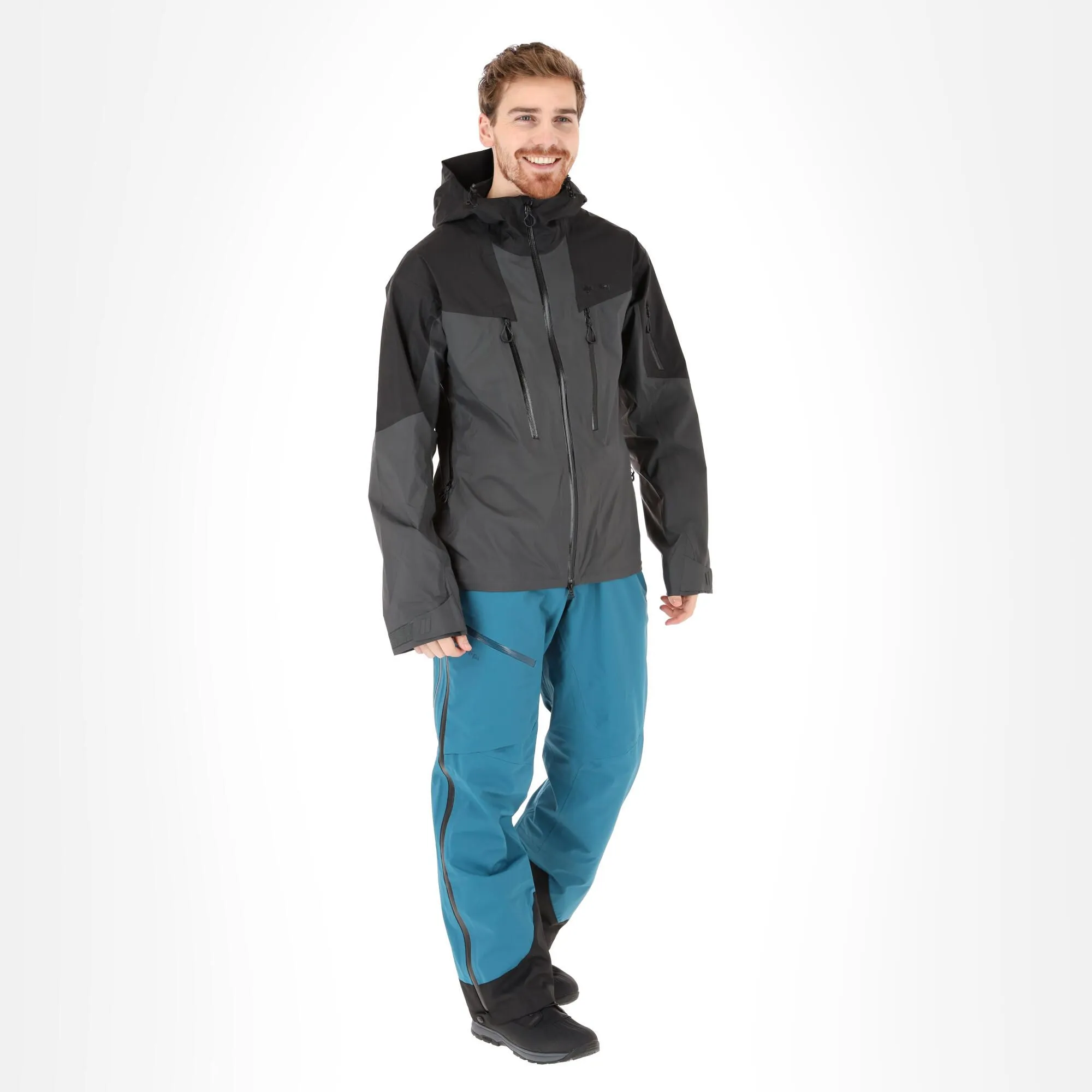 Kilpi, Lexay-M Veste De Ski à Coque Dure Hommes Dark Gris 3 Kilpi, Lexay-M Veste De Ski à Coque Dure Hommes Dark Gris