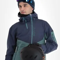Kilpi, Metrix-M Veste De Ski à Coque Dure Hommes Dark Bleu -ColourWear Soldes kilpi metrix m ab hardshell jas heren dark blauw 22kilpi133v2 BI 05