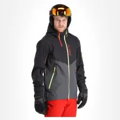 Kilpi, Metrix-M Veste De Ski à Coque Dure Hommes Noir -ColourWear Soldes kilpi metrix m ab hardshell jas heren zwart 22kilpi133v1 BI 04