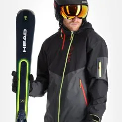 Kilpi, Metrix-M Veste De Ski à Coque Dure Hommes Noir -ColourWear Soldes kilpi metrix m ab hardshell jas heren zwart 22kilpi133v1 BI 05