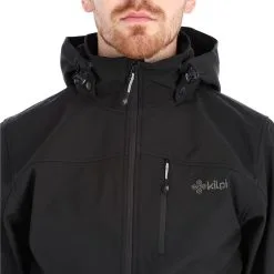 Kilpi, Milo-M Veste De Ski Softshell Hommes Noir -ColourWear Soldes kilpi milo m ac softshell jas heren zwart AC10kil050d BI 06