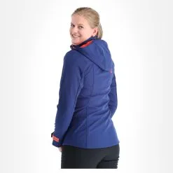 Kilpi, Ravia-W Veste De Ski Softshell Femmes Dark Bleu -ColourWear Soldes kilpi ravia w ac softshell jas dames dark blauw AC21kil124b BI 03