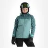 Kilpi, Ravia-W Veste De Ski Softshell Femmes Dark Vert 2 Kilpi, Ravia-W Veste De Ski Softshell Femmes Dark Vert -ColourWear Soldes kilpi ravia w ac softshell jas dames dark groen 22kilpi109v5 BI 02