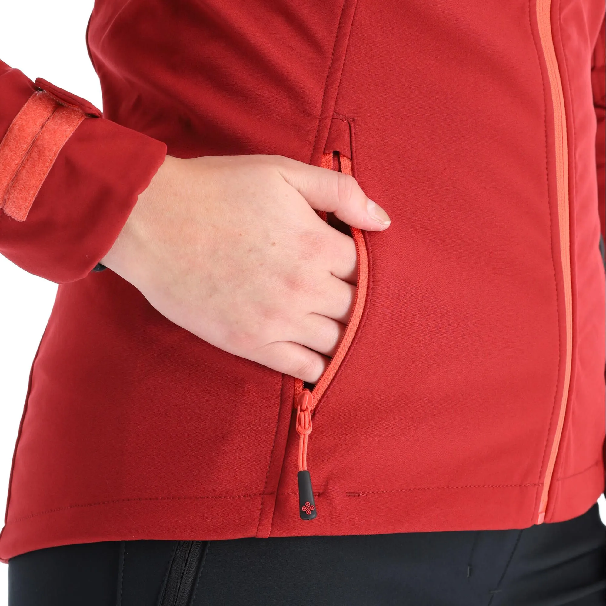 Kilpi, Ravia-W Veste De Ski Softshell Femmes Dark Rouge 8 Kilpi, Ravia-W Veste De Ski Softshell Femmes Dark Rouge – Image 6
