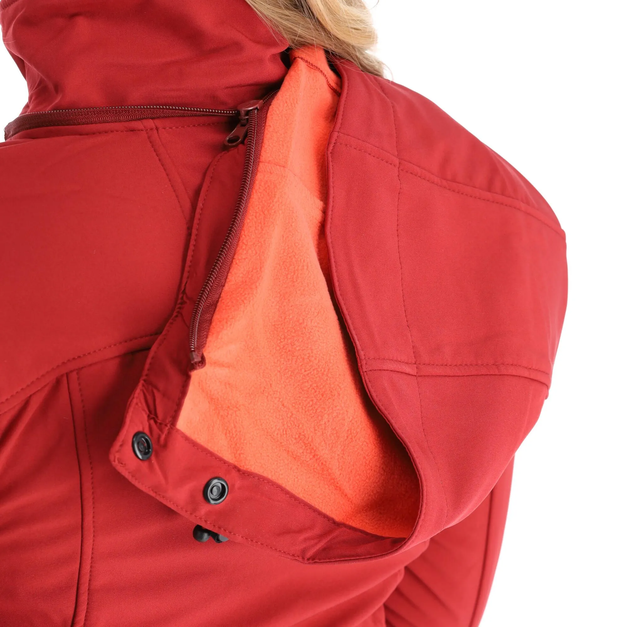 Kilpi, Ravia-W Veste De Ski Softshell Femmes Dark Rouge 9 Kilpi, Ravia-W Veste De Ski Softshell Femmes Dark Rouge – Image 7