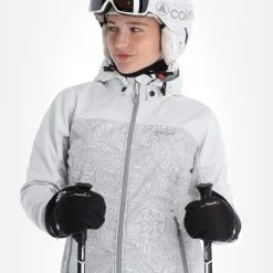 Kilpi, Ravia-W Veste De Ski Softshell Femmes Blanc -ColourWear Soldes kilpi ravia w ac softshell jas dames wit 22kilpi109v2 BI 05