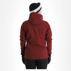Kilpi, Ravia-W Veste De Ski Softshell Grandes Tailles Femmes Dark Rouge -ColourWear Soldes kilpi ravia w ac softshell jas plus size dames dark rood 22kilpi128v1 BI 03