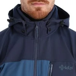 Kilpi, Ravio-M Veste De Ski Softshell Hommes Dark Bleu -ColourWear Soldes kilpi ravio m ac softshell jas heren dark blauw 22kilpi143v2 BI 07