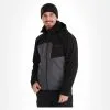 Kilpi, Ravio-M Veste De Ski Softshell Hommes Dark Gris -ColourWear Soldes kilpi ravio m ac softshell jas heren dark grijs 22kilpi143v3 BI 02