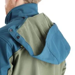 Kilpi, Ravio-M Veste De Ski Softshell Hommes Khaki Vert -ColourWear Soldes kilpi ravio m ac softshell jas heren khaki groen AC11kil108d BI 08