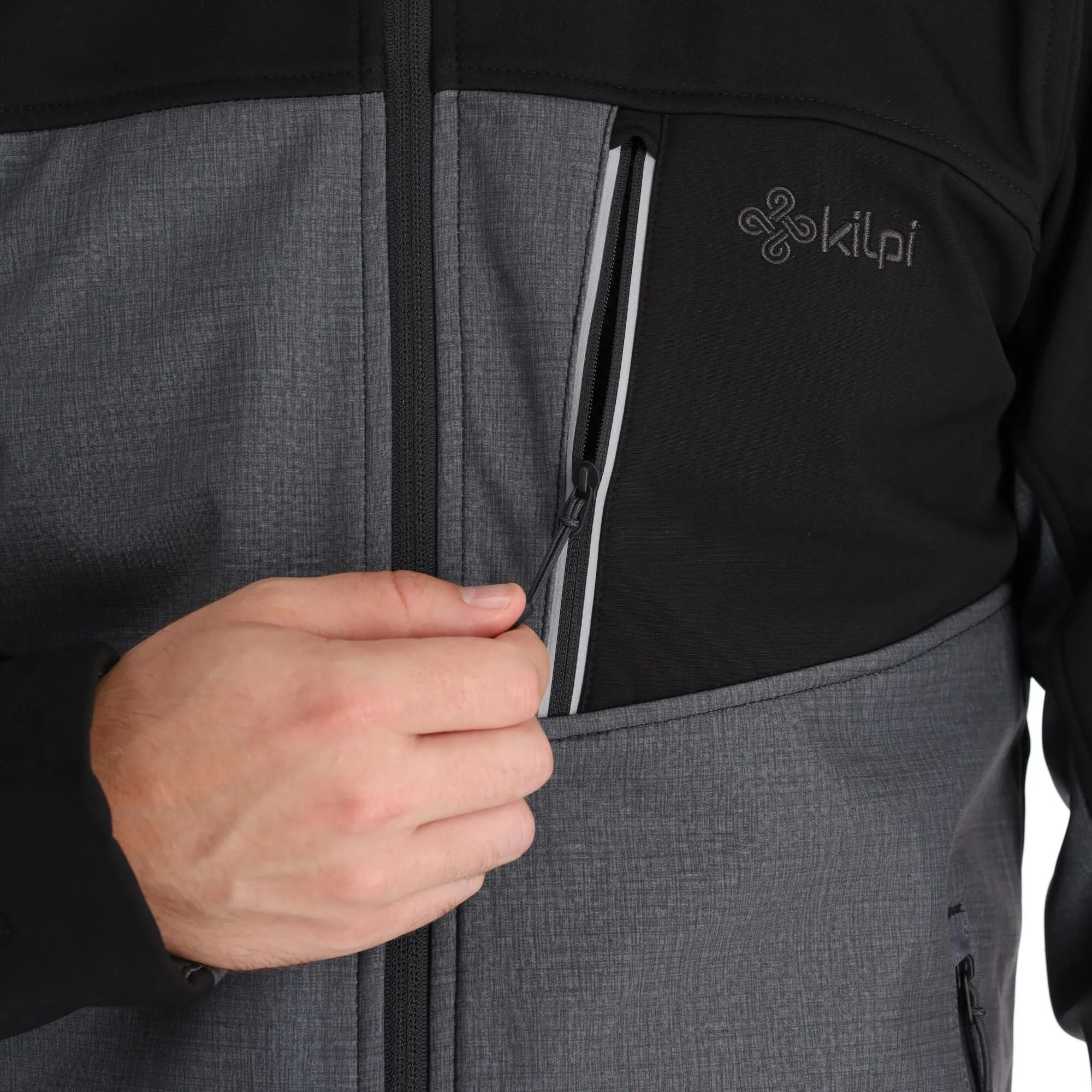 Kilpi, Ravio-M Veste De Ski Softshell Grandes Tailles Hommes Dark Gris 9 Kilpi, Ravio-M Veste De Ski Softshell Grandes Tailles Hommes Dark Gris – Image 7