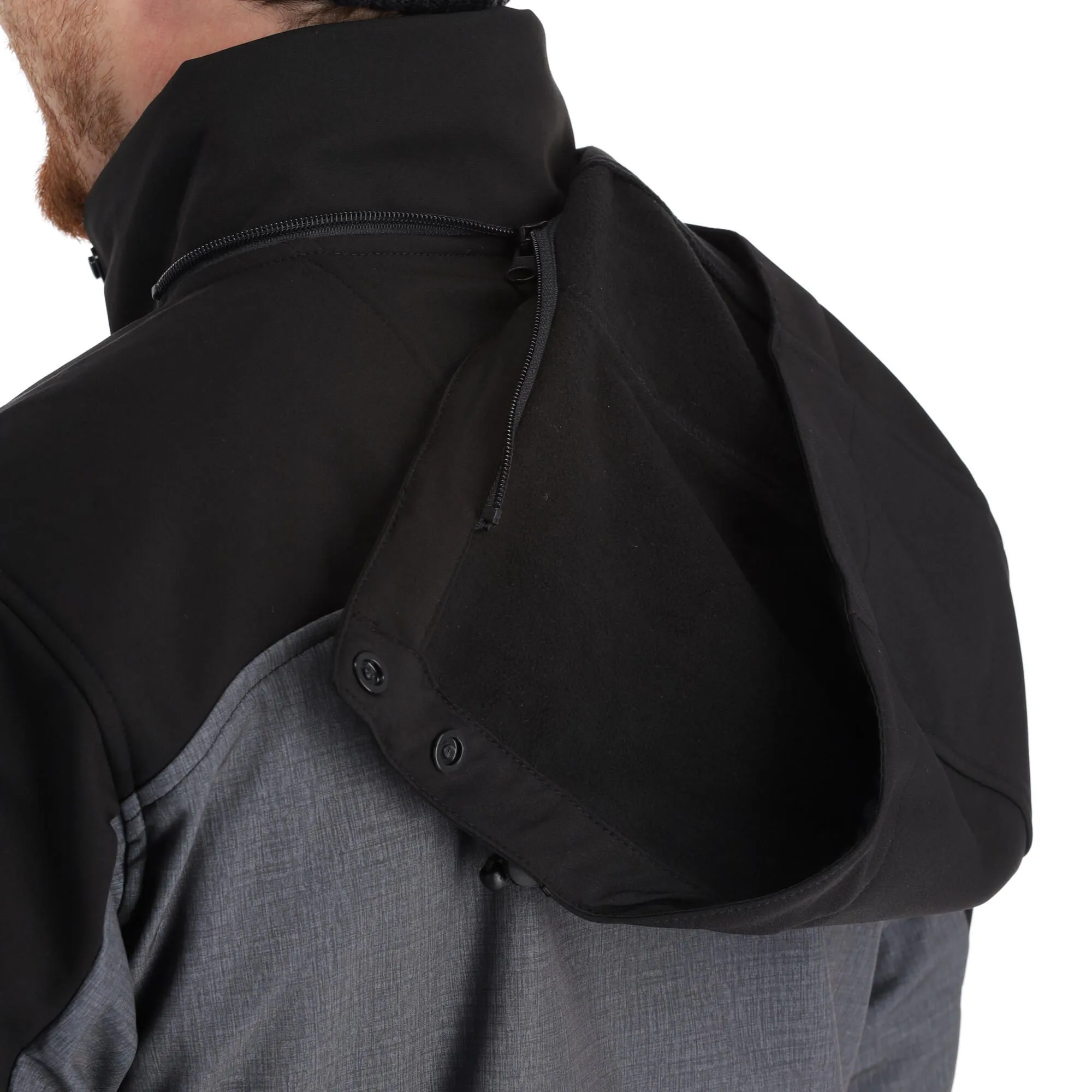 Kilpi, Ravio-M Veste De Ski Softshell Grandes Tailles Hommes Dark Gris 11 Kilpi, Ravio-M Veste De Ski Softshell Grandes Tailles Hommes Dark Gris – Image 9