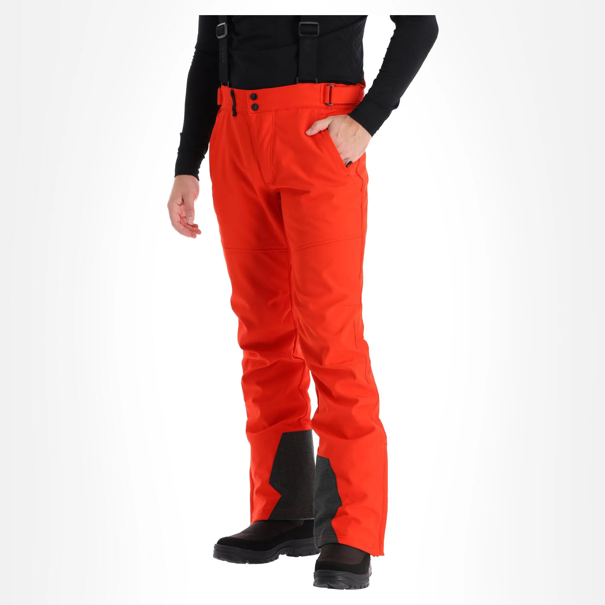 Kilpi, Rhea-M Pantalon De Ski En Softshell Grandes Tailles Hommes Rouge 5 Kilpi, Rhea-M Pantalon De Ski En Softshell Grandes Tailles Hommes Rouge – Image 3