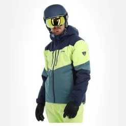 Kilpi, Sion-M Veste De Ski Hommes Lime Vert -ColourWear Soldes kilpi sion m aa jas gevoerd heren lime groen 22kilpi138v2 BI 04
