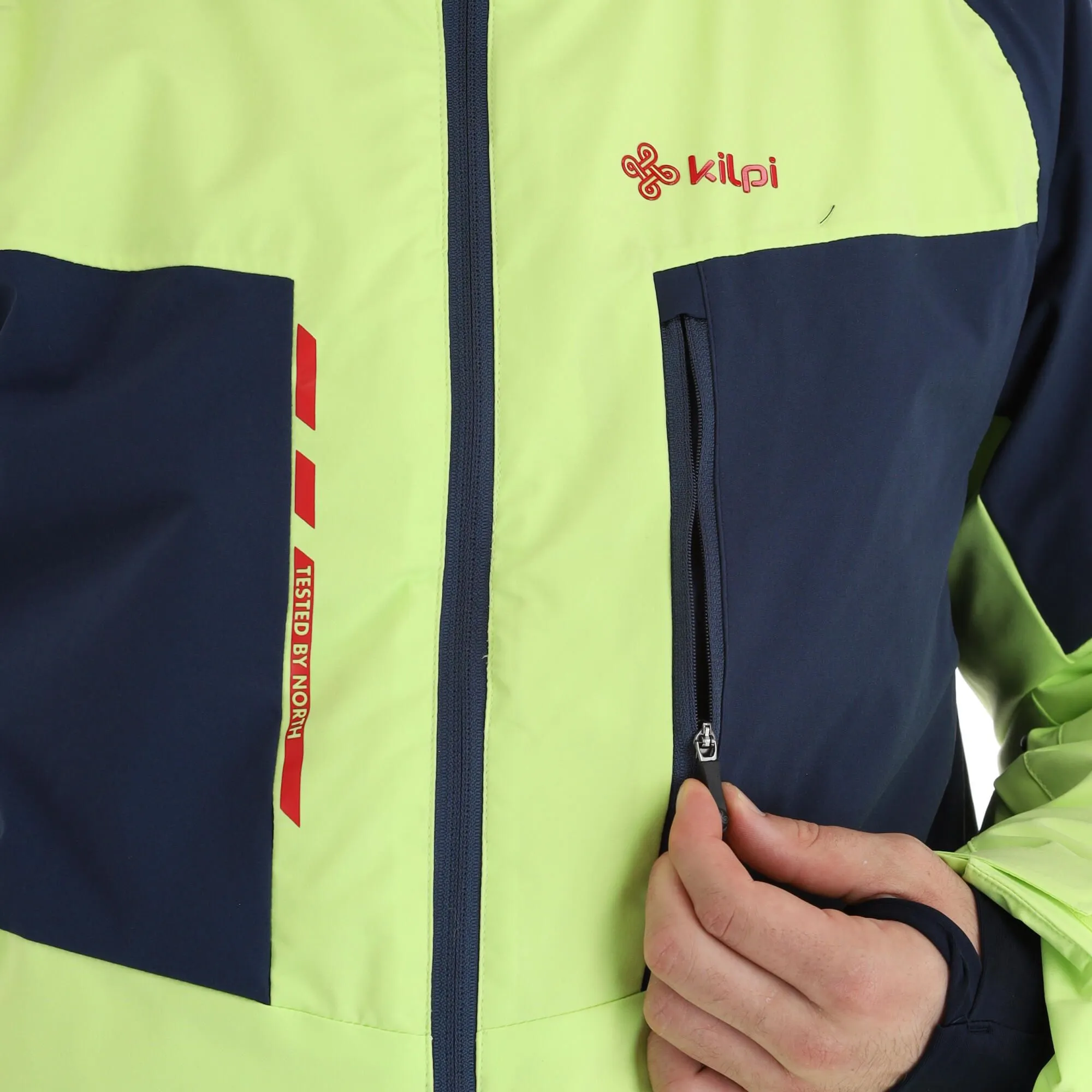 Kilpi, Taxido-M Veste De Ski Hommes Lime Vert 12 Kilpi, Taxido-M Veste De Ski Hommes Lime Vert – Image 10