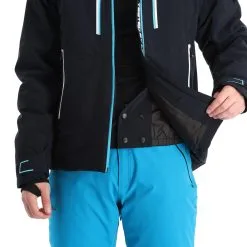 Kilpi, Team Jacket-M Veste De Ski Hommes Noir -ColourWear Soldes kilpi team jacket m aa jas gevoerd heren zwart 22kilpi134v1 BI 09