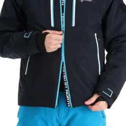 Kilpi, Team Jacket-M Veste De Ski Hommes Noir -ColourWear Soldes kilpi team jacket m aa jas gevoerd heren zwart 22kilpi134v1 BI 10