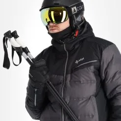 Kilpi, Teddy-M Veste De Ski Hommes Dark Gris -ColourWear Soldes kilpi teddy m aa jas gevoerd heren dark grijs 22kilpi139v2 BI 06