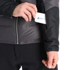 Kilpi, Teddy-M Veste De Ski Hommes Dark Gris -ColourWear Soldes kilpi teddy m aa jas gevoerd heren dark grijs 22kilpi139v2 BI 07