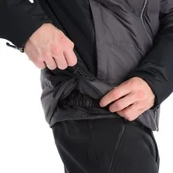 Kilpi, Teddy-M Veste De Ski Hommes Dark Gris -ColourWear Soldes kilpi teddy m aa jas gevoerd heren dark grijs 22kilpi139v2 BI 09