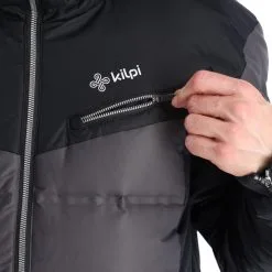 Kilpi, Teddy-M Veste De Ski Hommes Dark Gris -ColourWear Soldes kilpi teddy m aa jas gevoerd heren dark grijs 22kilpi139v2 BI 10