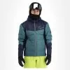 Kilpi, Teddy-M Veste De Ski Hommes Dark Vert -ColourWear Soldes kilpi teddy m aa jas gevoerd heren dark groen 22kilpi139v1 BI 02