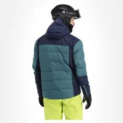 Kilpi, Teddy-M Veste De Ski Hommes Dark Vert -ColourWear Soldes kilpi teddy m aa jas gevoerd heren dark groen 22kilpi139v1 BI 03