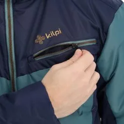Kilpi, Teddy-M Veste De Ski Hommes Dark Vert -ColourWear Soldes kilpi teddy m aa jas gevoerd heren dark groen 22kilpi139v1 BI 09