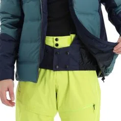 Kilpi, Teddy-M Veste De Ski Hommes Dark Vert -ColourWear Soldes kilpi teddy m aa jas gevoerd heren dark groen 22kilpi139v1 BI 10