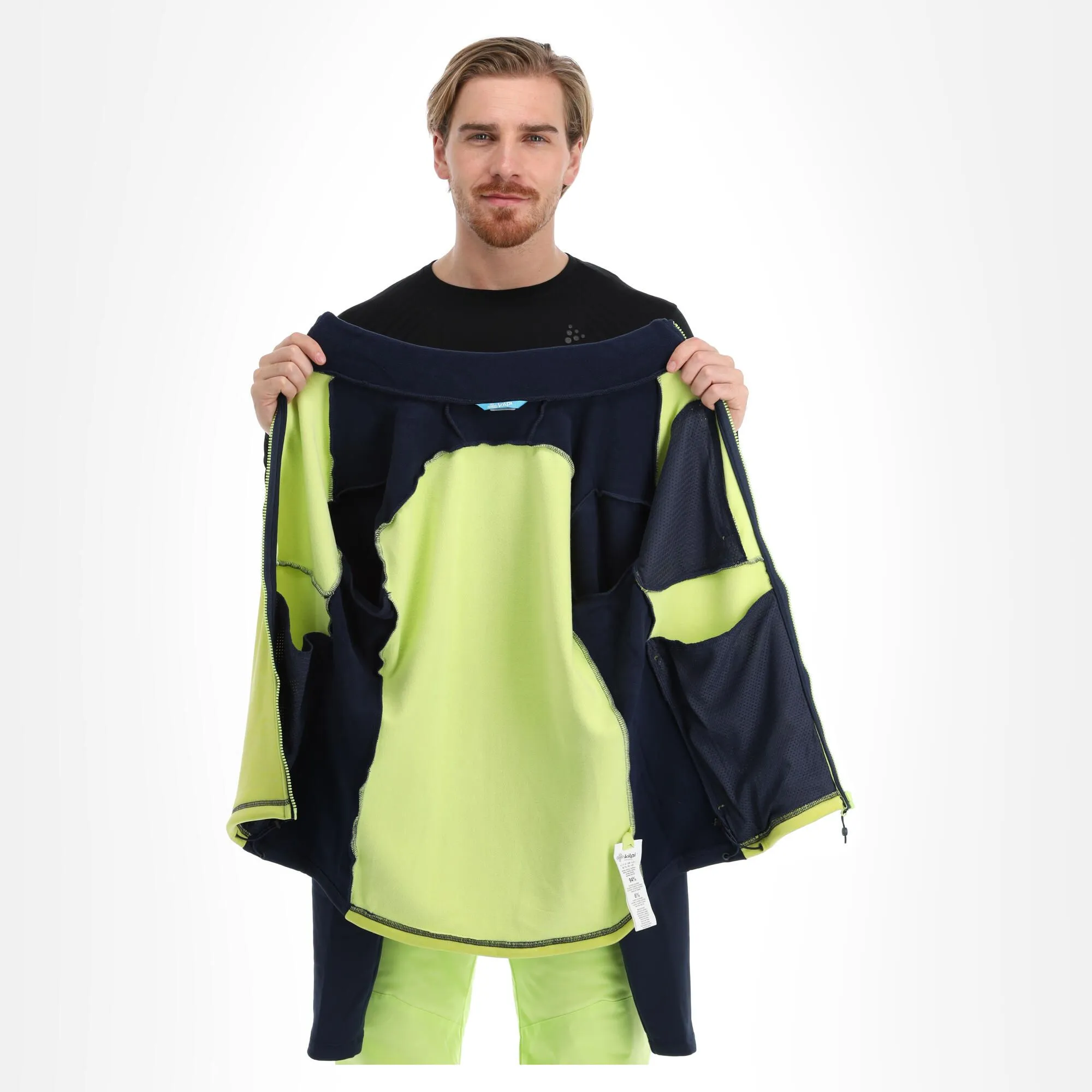 Kilpi, Tomms-M Gilet Hommes Lime Vert 6 Kilpi, Tomms-M Gilet Hommes Lime Vert – Image 4