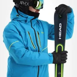 Kilpi, Tonn-M Veste De Ski Hommes Bleu -ColourWear Soldes kilpi tonn m aa jas gevoerd heren blauw 22kilpi137v1 BI 05