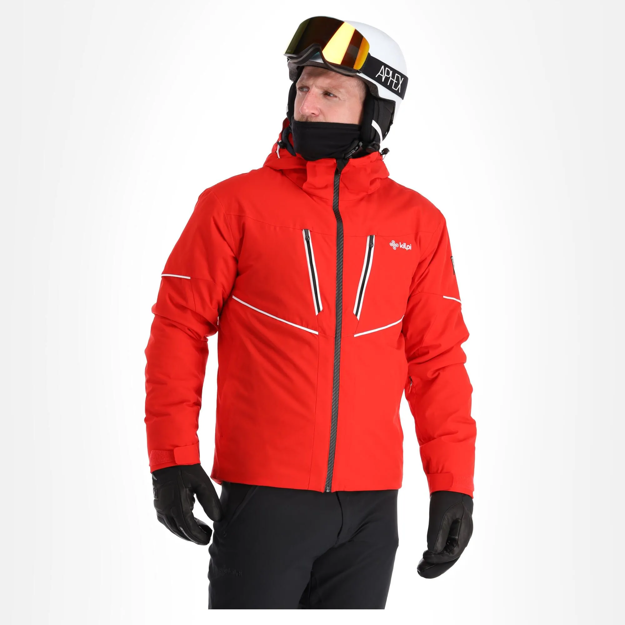 Kilpi, Tonn-M Veste De Ski Grandes Tailles Hommes Rouge 5 Kilpi, Tonn-M Veste De Ski Grandes Tailles Hommes Rouge – Image 3