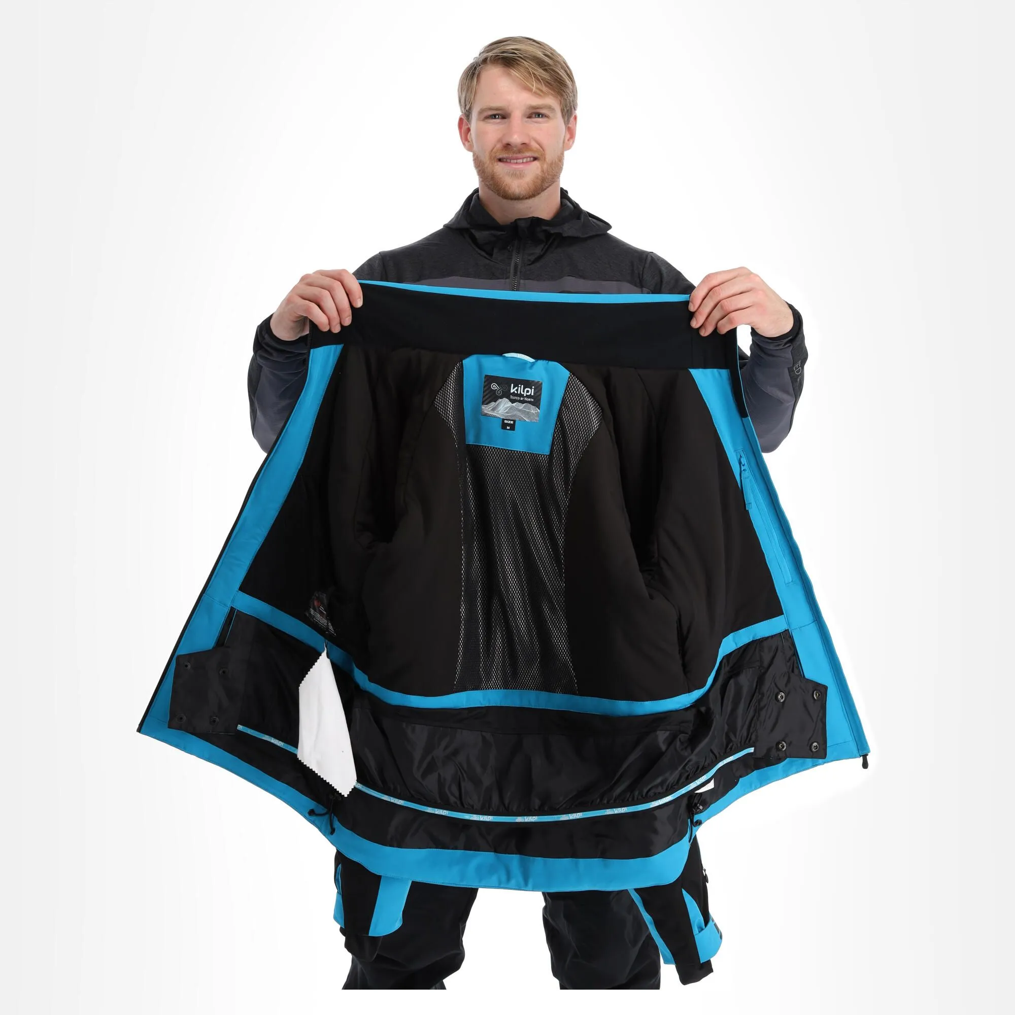 Kilpi, Turnau-M Veste De Ski Hommes Bleu 6 Kilpi, Turnau-M Veste De Ski Hommes Bleu – Image 4