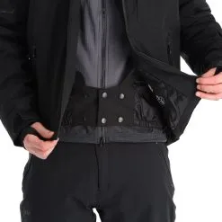 Kilpi, Turnau-M Veste De Ski Grandes Tailles Hommes Noir -ColourWear Soldes kilpi turnau m aa jas gevoerd plus size heren zwart 22kilpi158v1 BI 08