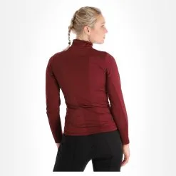 Kilpi, Willie-W Pull De Ski Grandes Tailles Femmes Dark Rouge -ColourWear Soldes kilpi willie w ga ski pully plus size dames dark rood 22kilpi131v1 BI 03