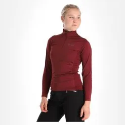 Kilpi, Willie-W Pull De Ski Grandes Tailles Femmes Dark Rouge -ColourWear Soldes kilpi willie w ga ski pully plus size dames dark rood 22kilpi131v1 BI 04