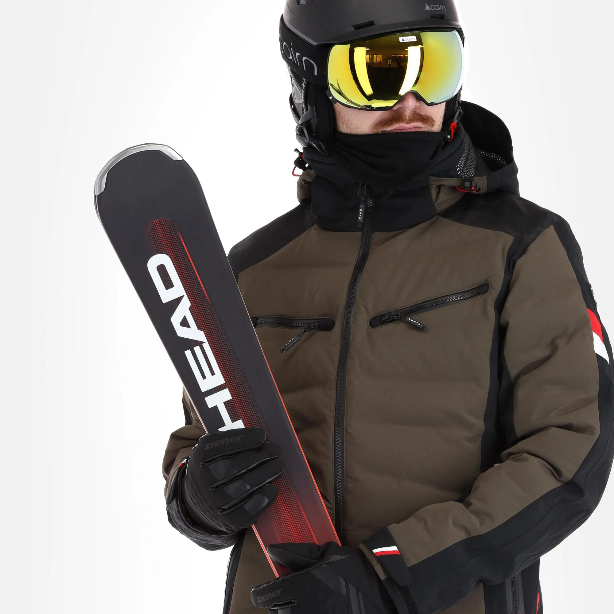 Luhta, Aakenustunturi Veste De Ski Hommes Dark Olive Vert 6 Luhta, Aakenustunturi Veste De Ski Hommes Dark Olive Vert – Image 4