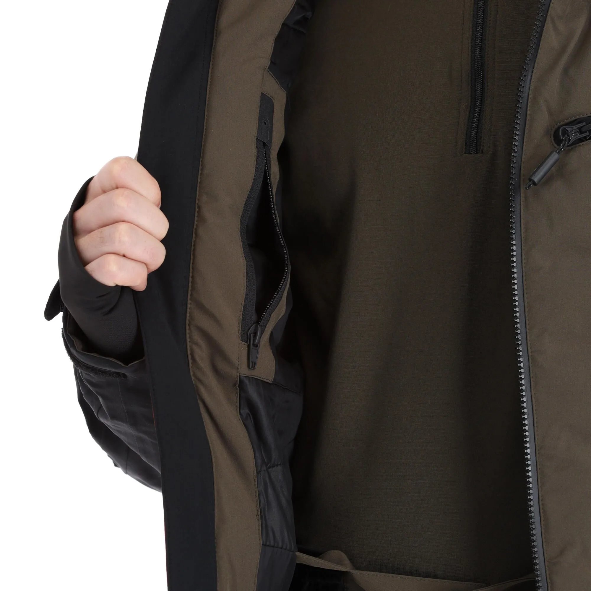 Luhta, Aakenustunturi Veste De Ski Hommes Dark Olive Vert 10 Luhta, Aakenustunturi Veste De Ski Hommes Dark Olive Vert – Image 8