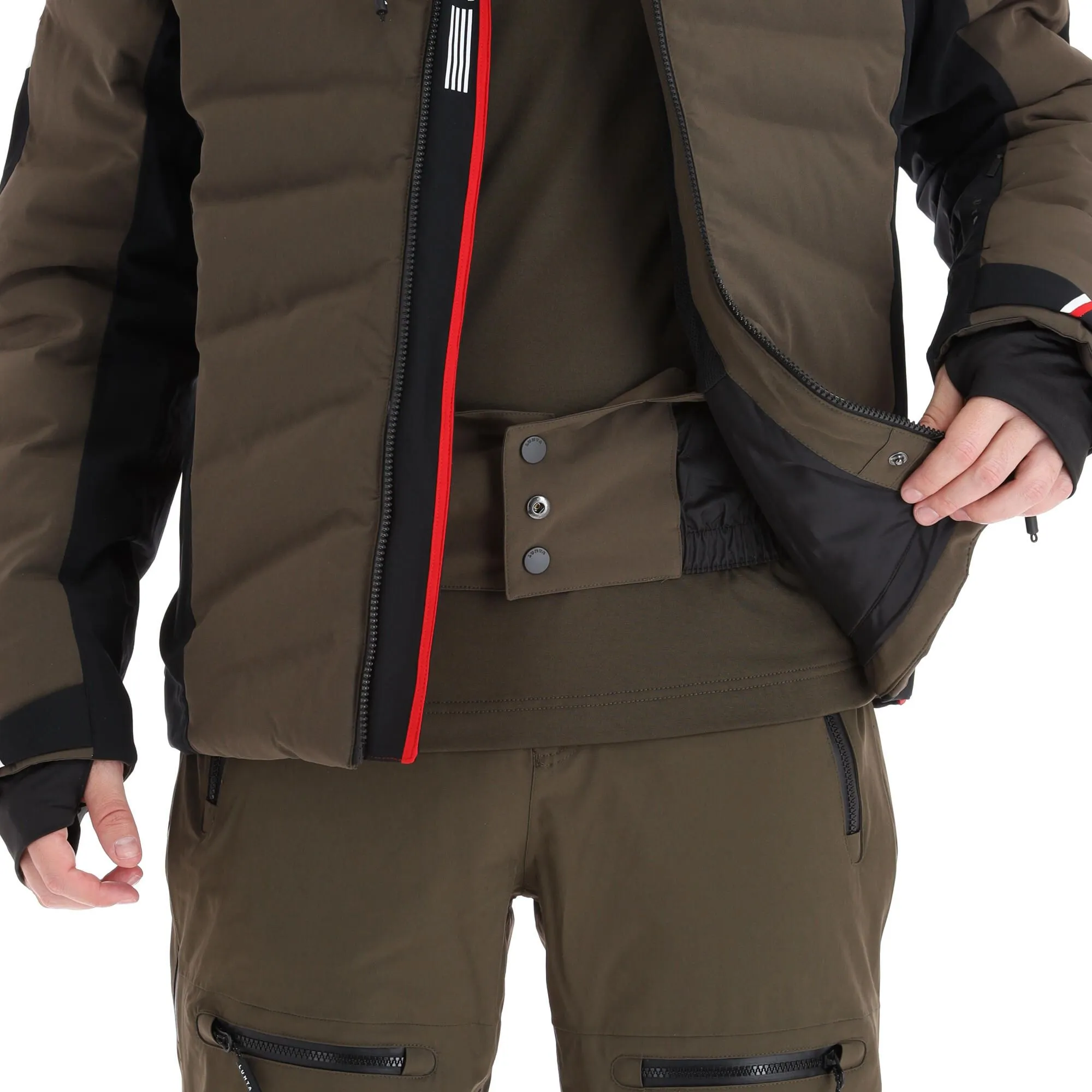Luhta, Aakenustunturi Veste De Ski Hommes Dark Olive Vert 11 Luhta, Aakenustunturi Veste De Ski Hommes Dark Olive Vert – Image 9