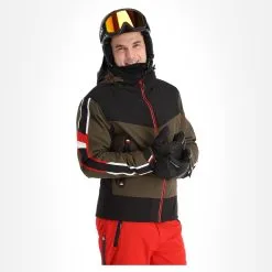 Luhta, Ahmo Veste De Ski Hommes Dark Olive Vert -ColourWear Soldes luhta ahmo aa jas gevoerd heren dark olive groen 22luhta132v1 BI 04